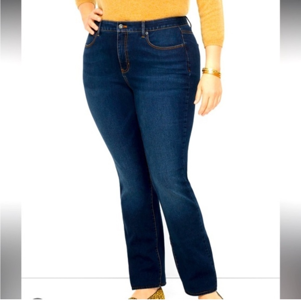 Talbots Curvy Straight Leg Jeans Size 10